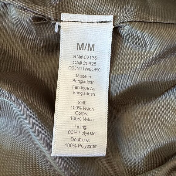 Guess Bomber Jacket Womens M Green Pink Floral Embroidered Shiny Boho Chic Y2K - Picture 14 of 15